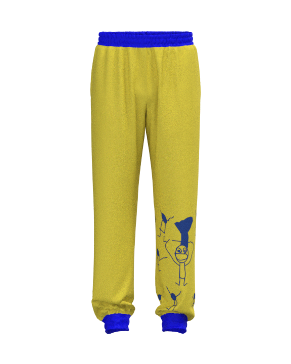 Unisex Stick Man Trackpant