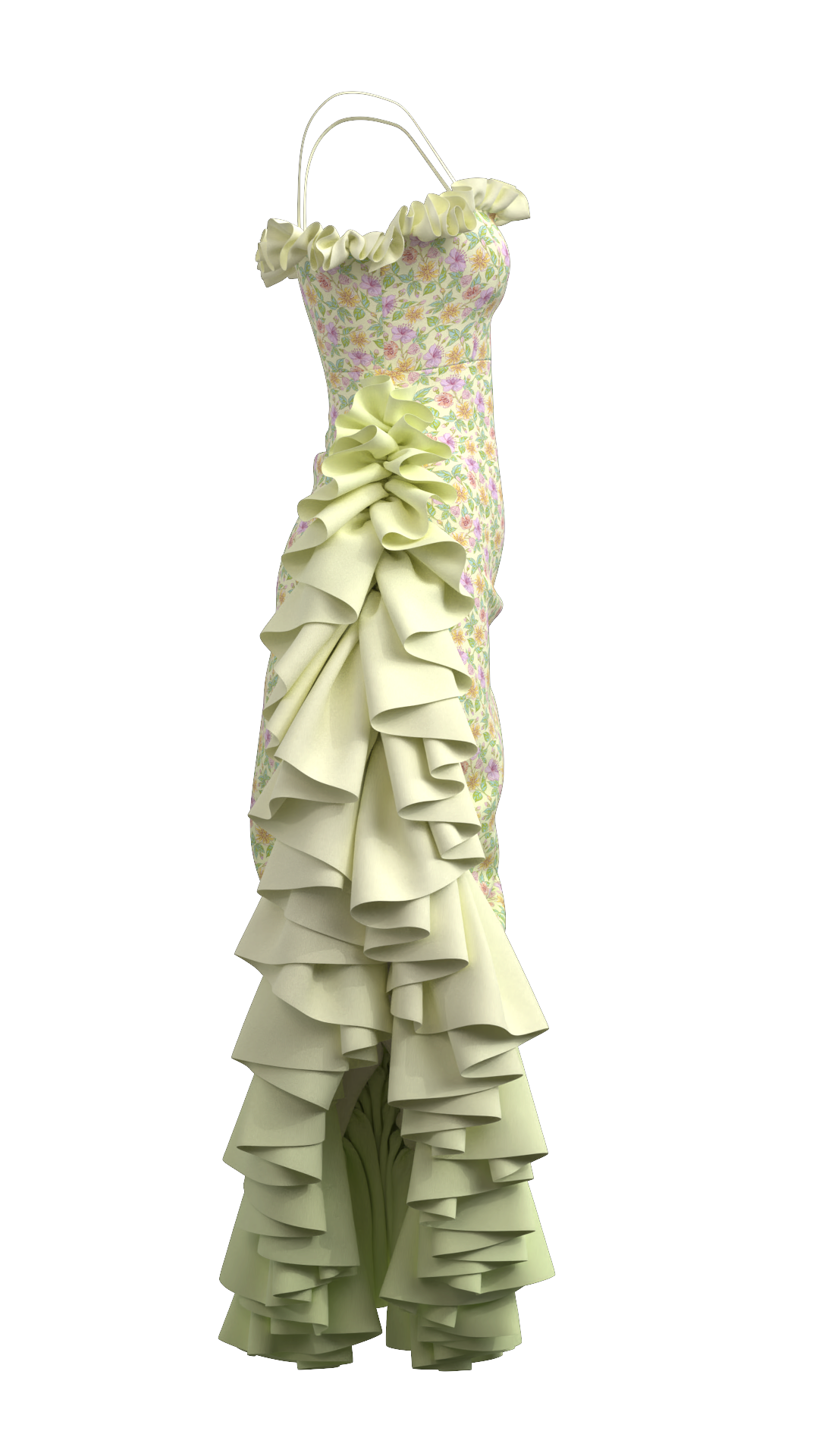 ISRA FRILL DRESS