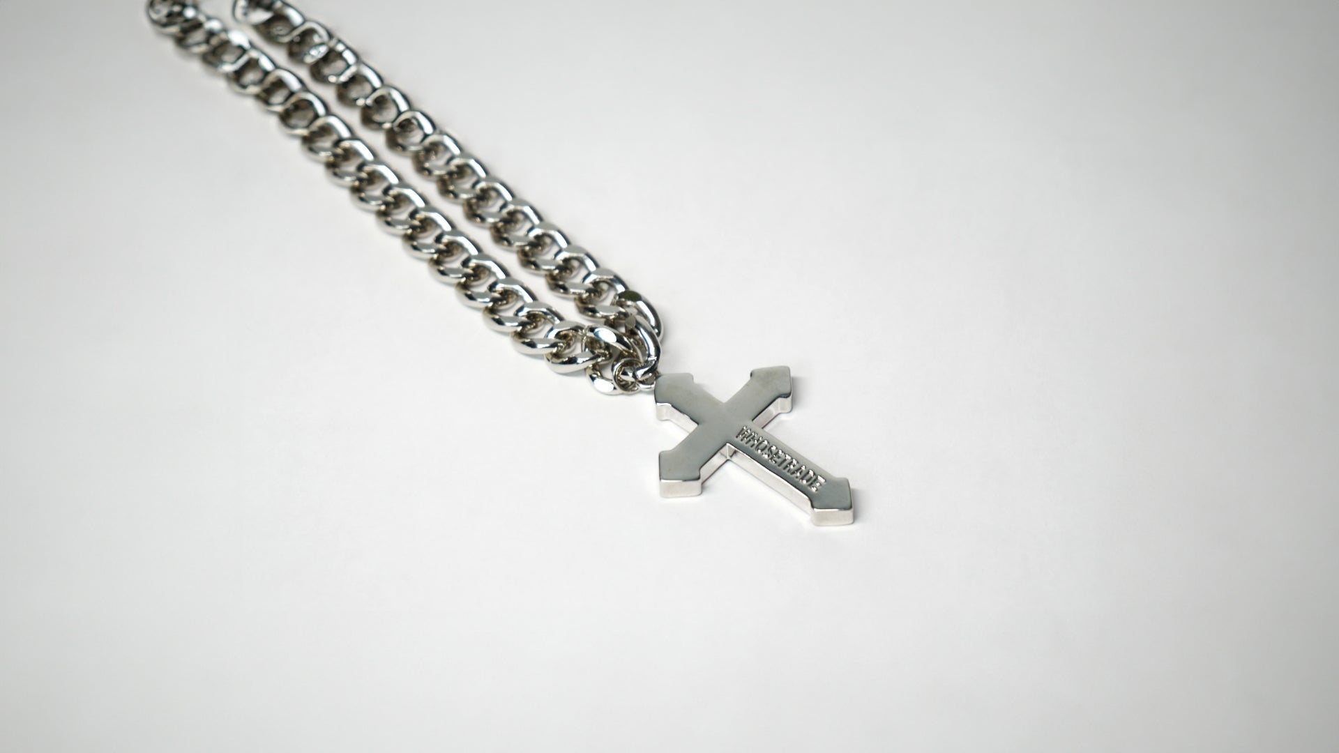 Cross chain necklace